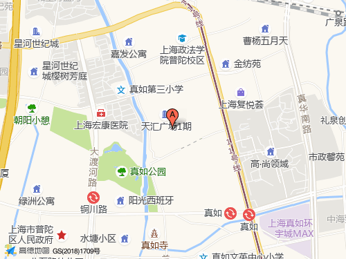普陀区地图