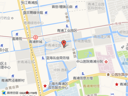 青浦区地图