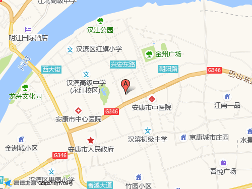 安康地图