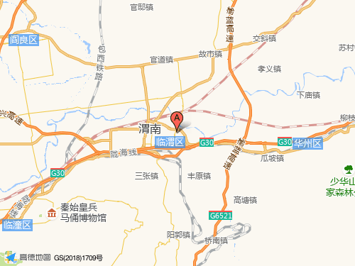 渭南地图