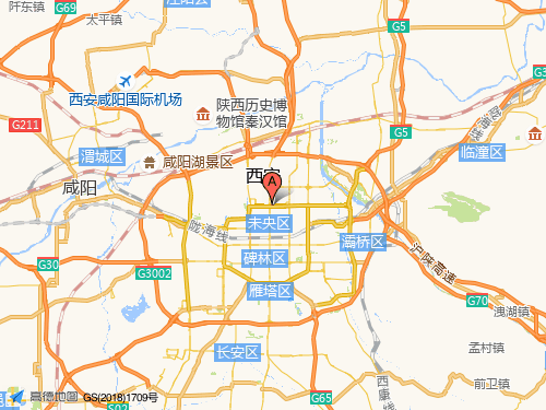 西安地图