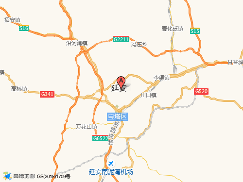 延安地图