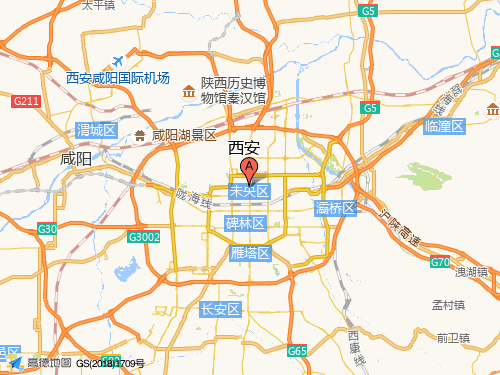 陕西地图