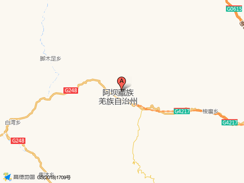 阿坝地图