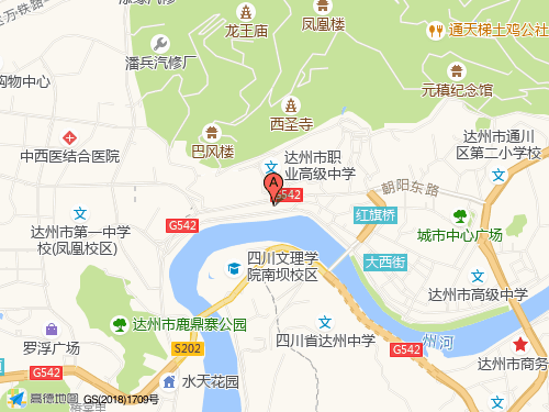 达州地图
