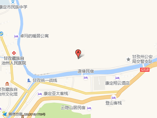 甘孜地图