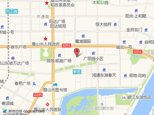 眉山地图