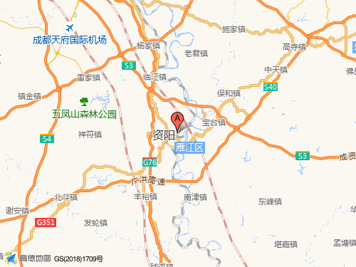 资阳地图