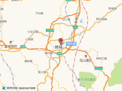 晋城地图