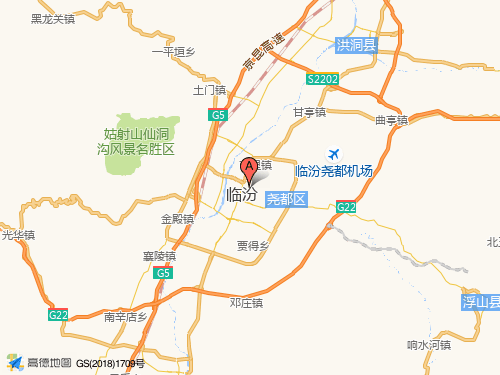 临汾地图