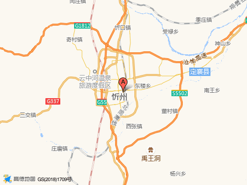 忻州地图