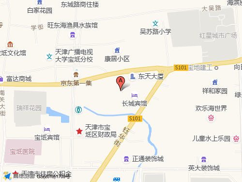 宝坻区地图