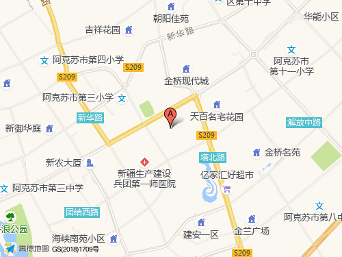 阿克苏地图