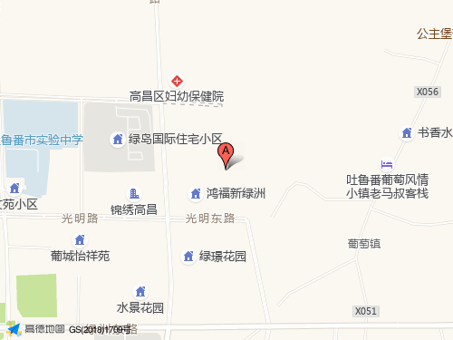 吐鲁番地图