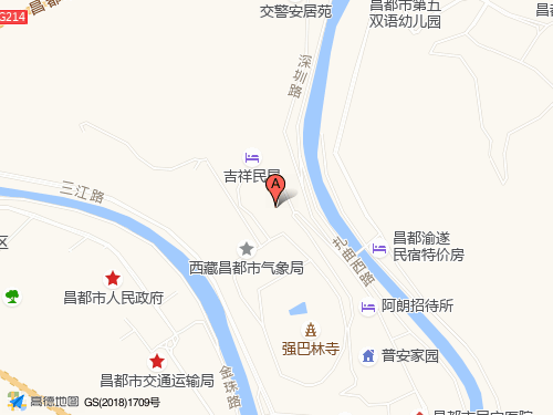 昌都地图