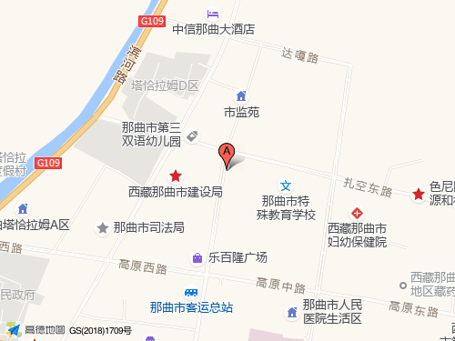那曲地图