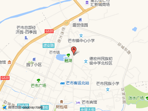 德宏地图