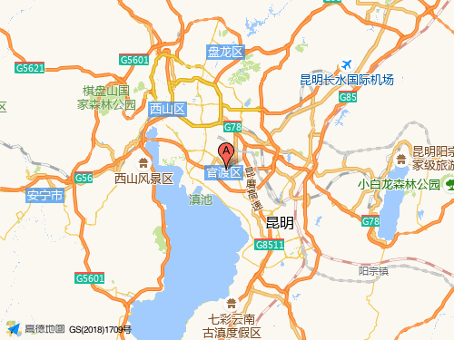 昆明地图