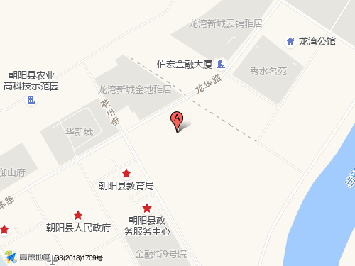 朝阳县地图