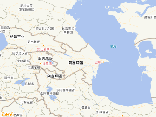 阿塞拜疆地图