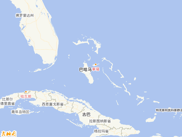 巴哈马地图