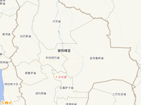 玻利维亚地图