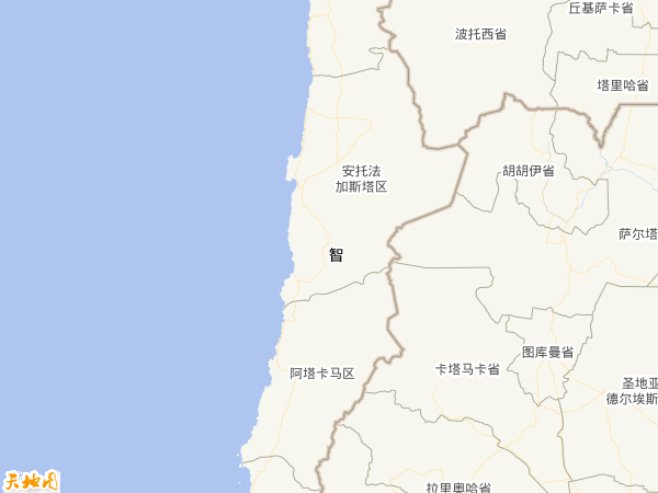 智利地图