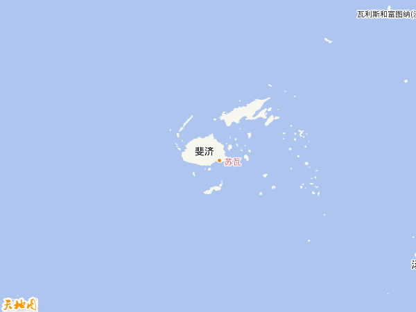 斐济地图