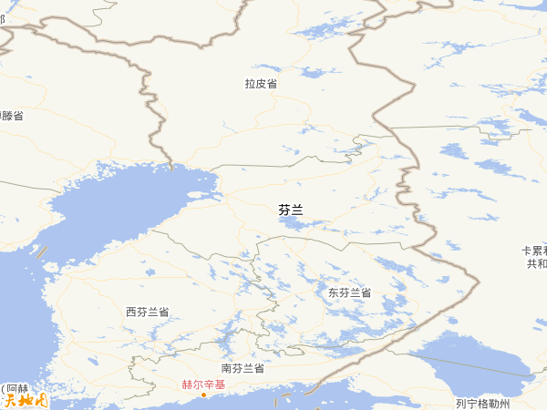 芬兰地图