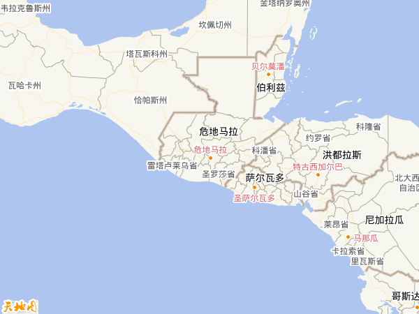 危地马拉地图