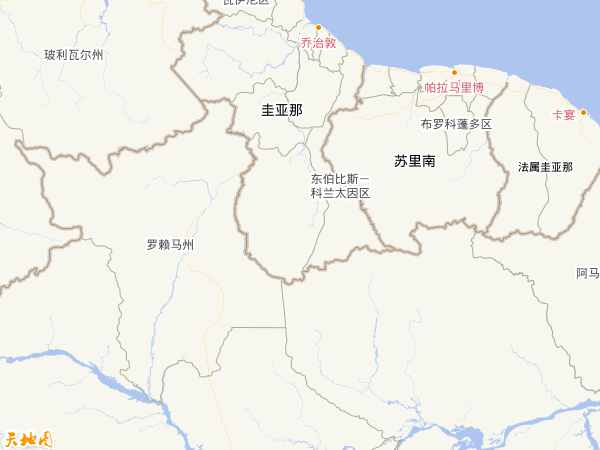 圭亚那地图