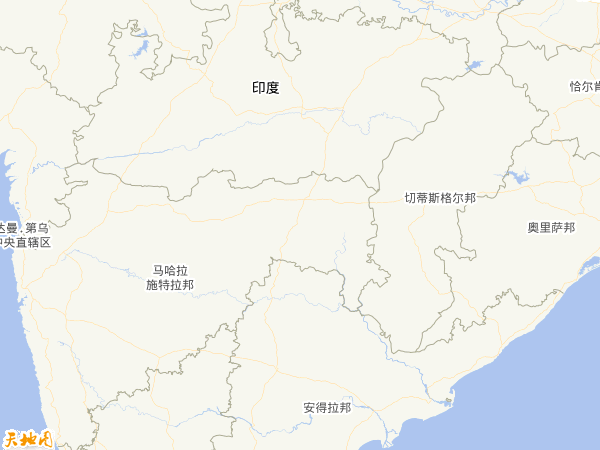 印度地图