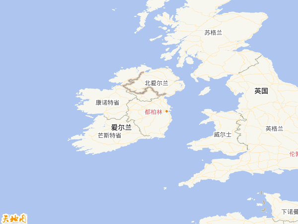 爱尔兰地图