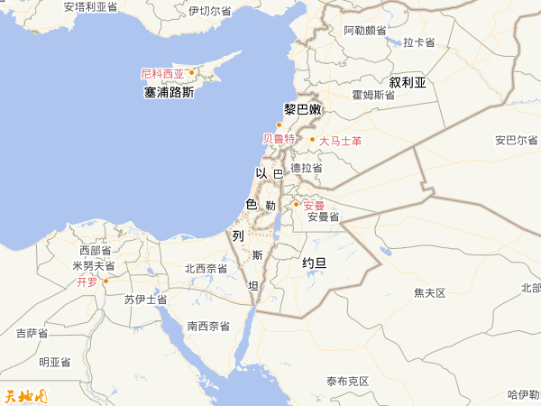 以色列地图