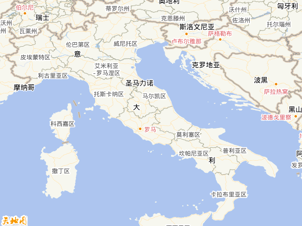 意大利地图