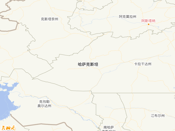哈萨克斯坦地图