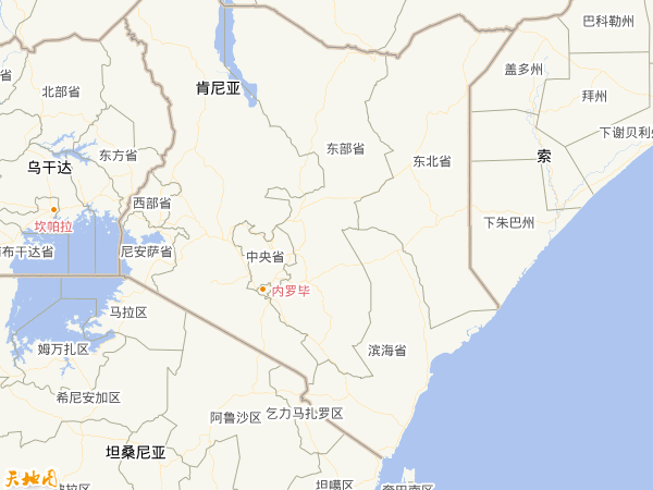 肯尼亚地图