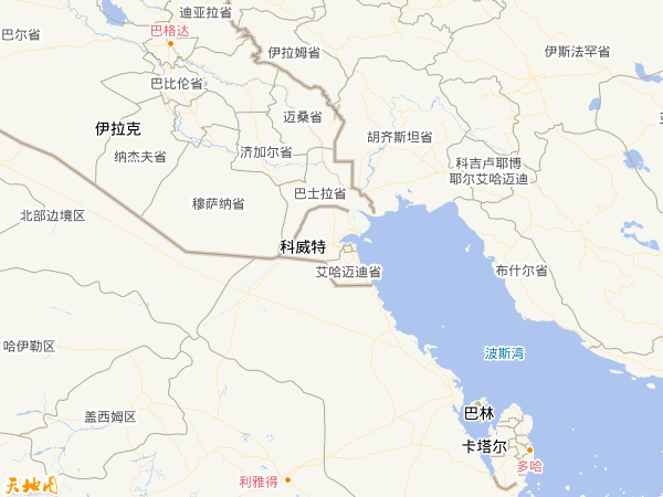 科威特地图