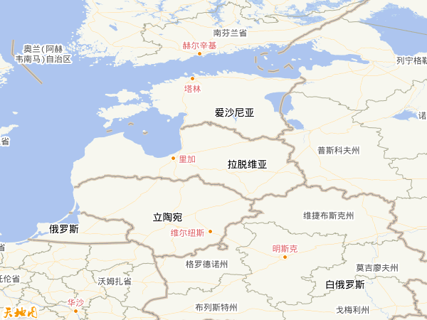 拉脱维亚地图