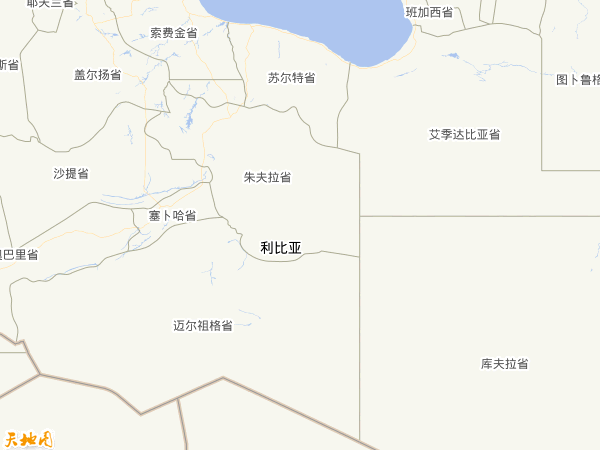 利比亚地图