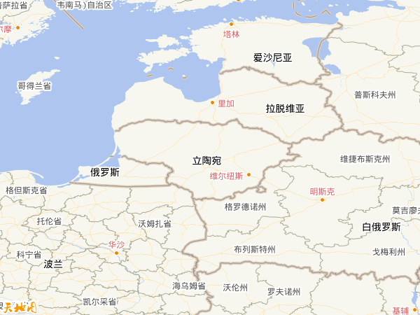 立陶宛地图