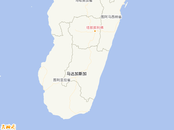 马达加斯加地图