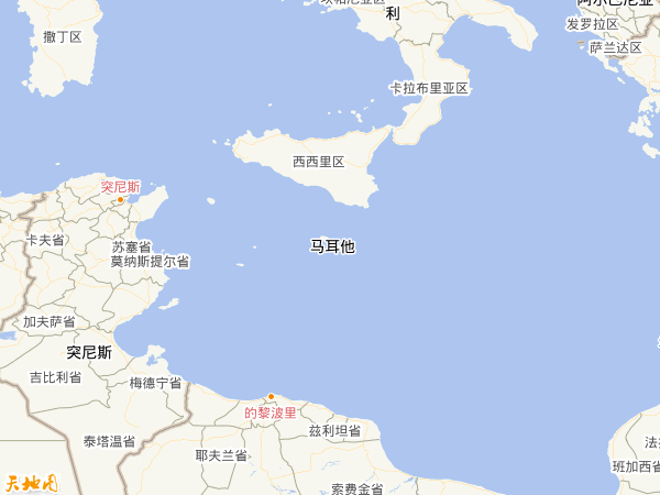 马耳他地图