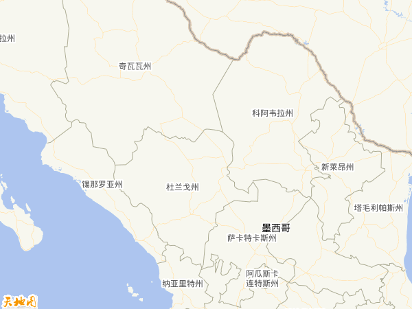 墨西哥地图
