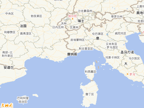 摩纳哥地图