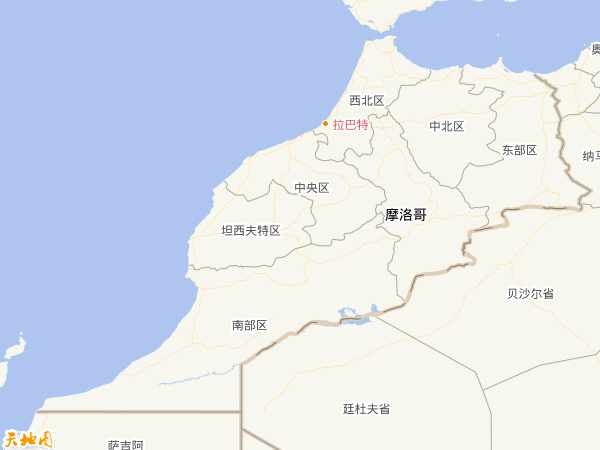 摩洛哥地图