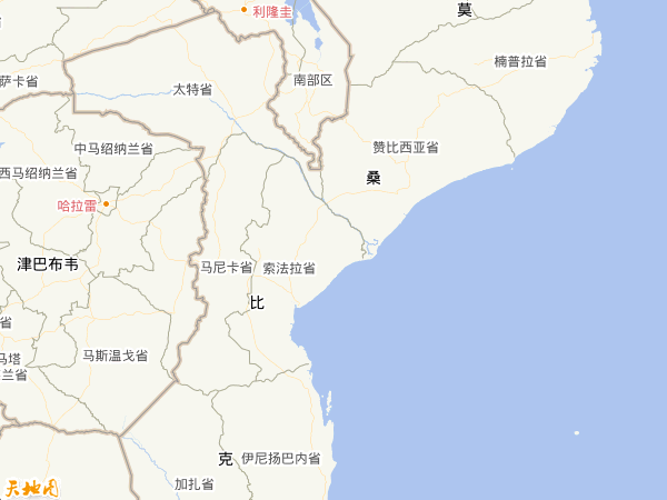 莫桑比克地图