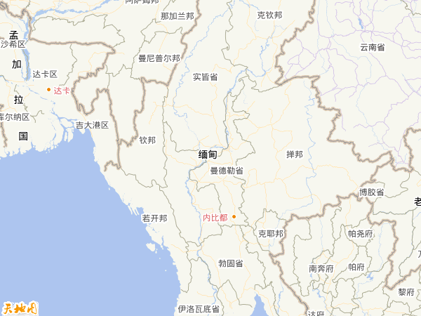 缅甸地图