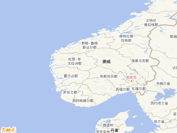 挪威地图