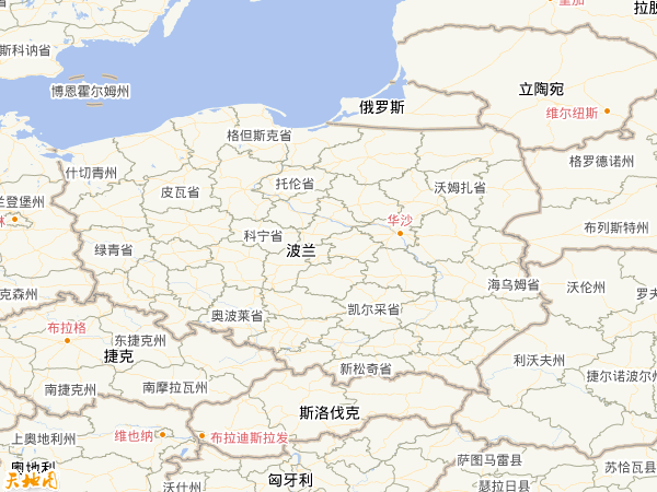 波兰地图